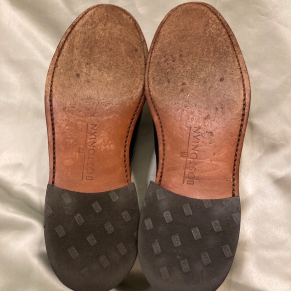 PROM !!! Bostonian Classics Men’s Black Leather Wing Tips Lace Up Size 8 VGUC - Picture 9 of 11